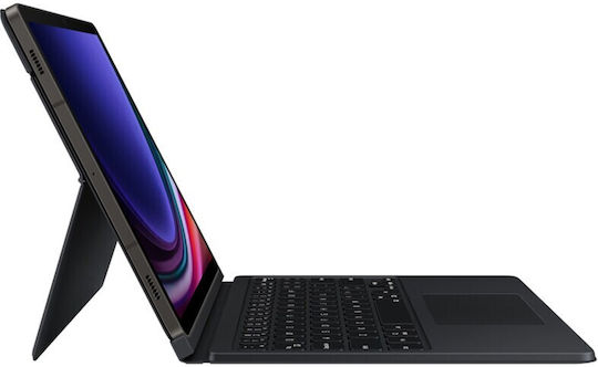 Samsung Флип капак с Клавиатура в Гръцки Черен (Галакси Таб С9) EF-DX715UBEGWW