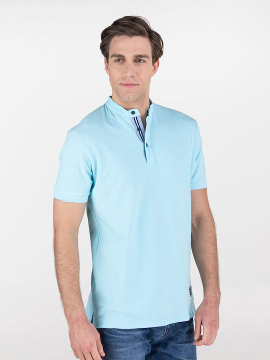 Restart Men's Short Sleeve T-shirt Light Blue