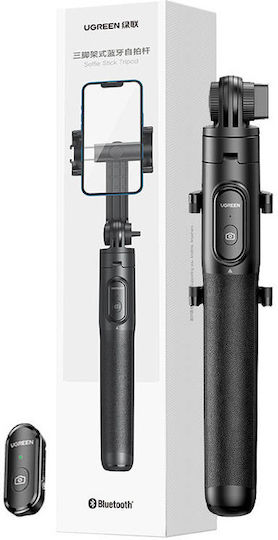 Ugreen LP586 Selfie Stick Cell Phone Tripod Bluetooth Black