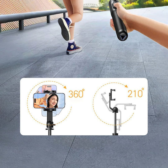 Ugreen LP586 Selfie Stick Cell Phone Tripod Bluetooth Black