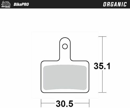 Moto Master 730241 Τακάκια για Δισκόφρενο Ποδηλάτου
