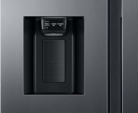 Samsung Side-by-Side Kühlschrank 634Es Total NoFrost H178xB91.2xT71.6cm. Inox RS68CG885DS9EF