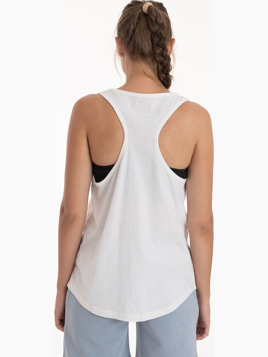 Damen Sport Top Ärmellose Weiße