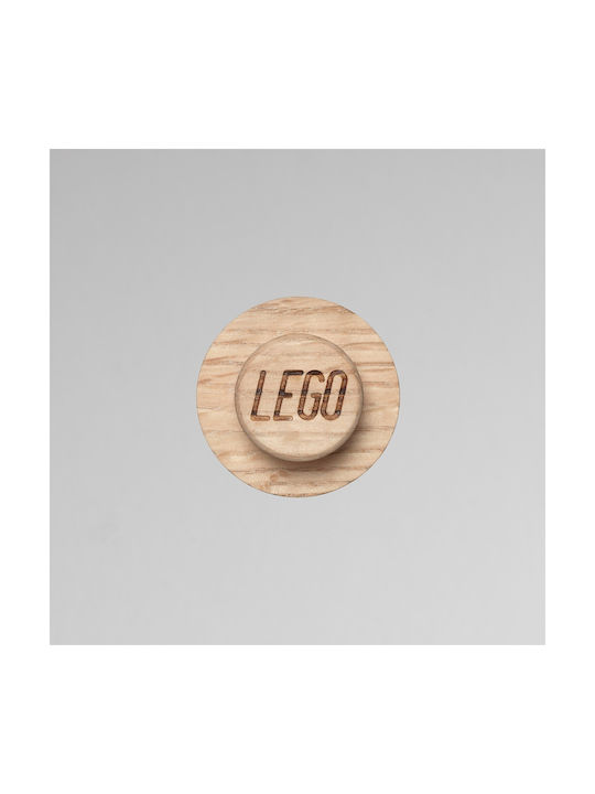 LEGO Παιδική Κρεμάστρα Ξύλινη 1εκ.