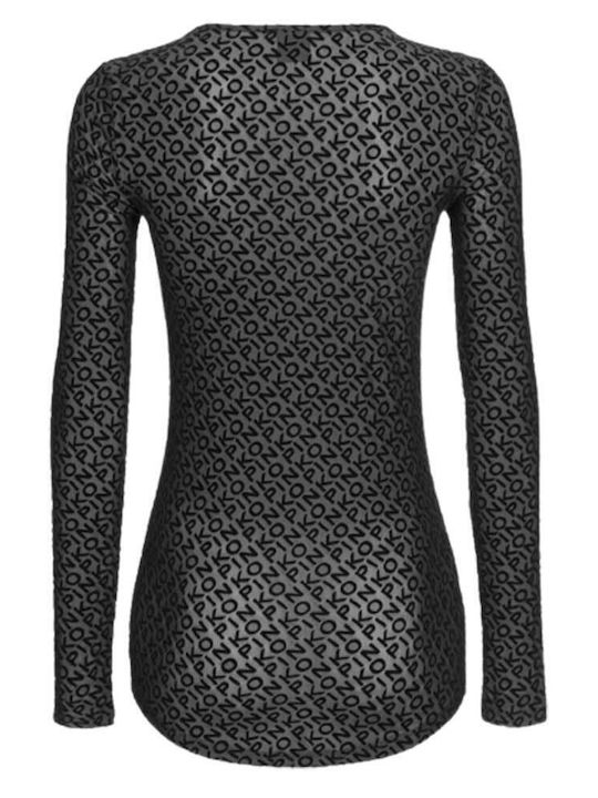 Pinko Women's Long Sleeve Sweater Black