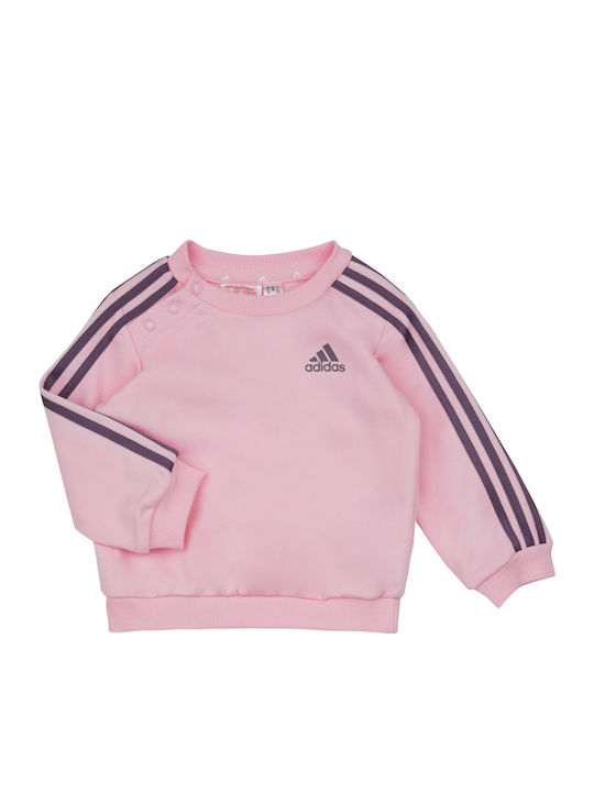 Παιδικό Σετ Φόρμας Ροζ 2τμχ Essentials 3-Stripes