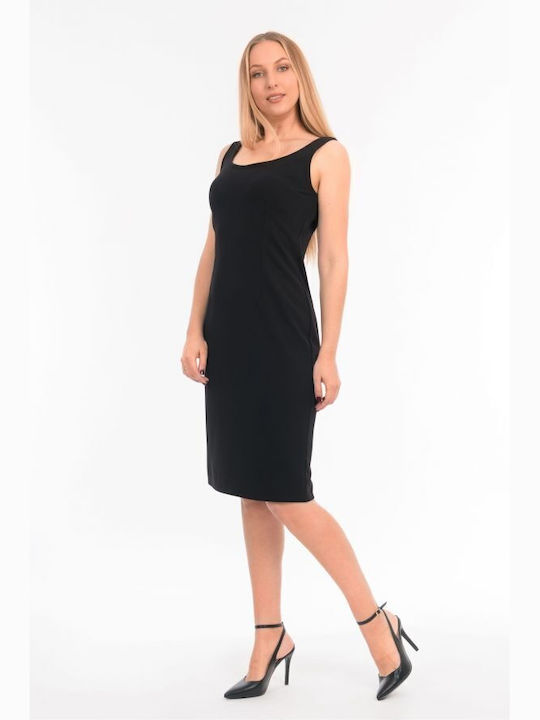 BelleFille Midi Dress Black