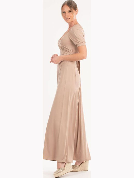 Women's Fabric Trousers Beige