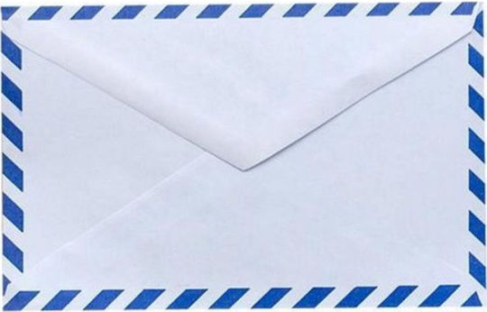A&G Paper Σετ Φάκελοι Αλληλογραφίας A6 με Αυτοκόλλητο 25τμχ 11.5x16.5εκ. Λευκό