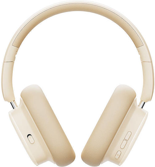 Baseus Bowie H1i Wireless / Wired Over Ear Headphones with 100 hours of Operation and Quick Charge White