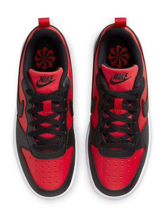 Court Borough Low Recraft Kids Sneakers Red / Black / White