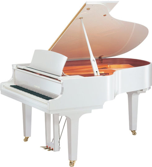 Yamaha Акустичен Пиано с опашка C1X с 88 Претеглени Клавиши Полирано бяло