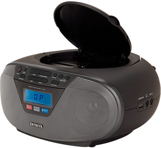 Aiwa Φορητό Ηχοσύστημα με Bluetooth / CD / Ραδιόφωνο / USB Μαύρο