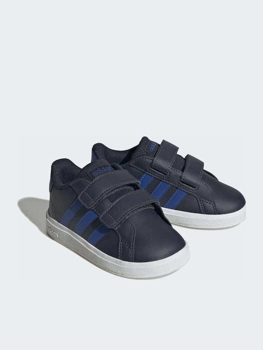 Grand Court 2.0 Παιδικά Sneakers με Σκρατς Navy Μπλε