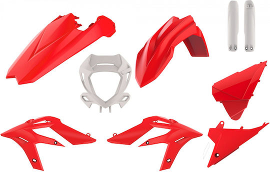 Polisport Set de Piese din Plastic pentru Motocicletă Portocaliu
