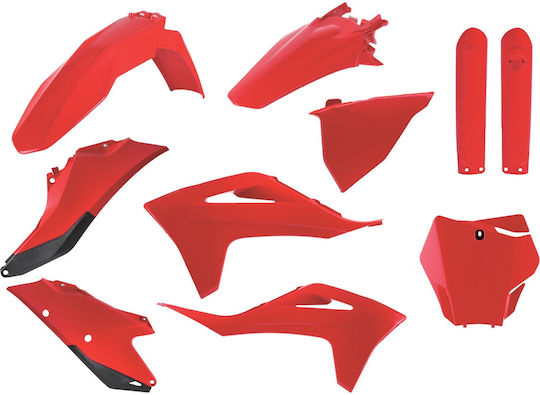 Polisport Motorrad Kunststoff-Set für Honda CRF 250 / CBR 250 Rot 1Stück