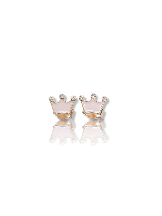 Mentzos Earrings made of Silver Gold Plated