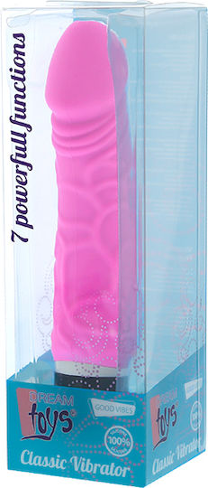 Seven Creations Silicone Classic Patriot Realistic Vibrator Realistisch Vibrator 19cm Pink
