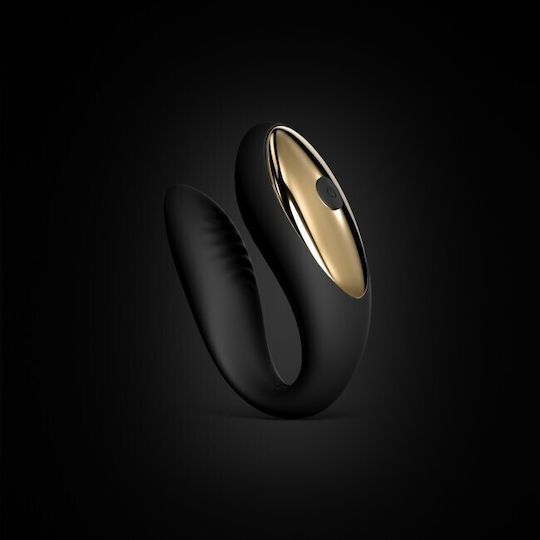 Dorcel Perfect Lover Δονητής για Ζευγάρια με Απομακρυσμένο Έλεγχο Black / Gold