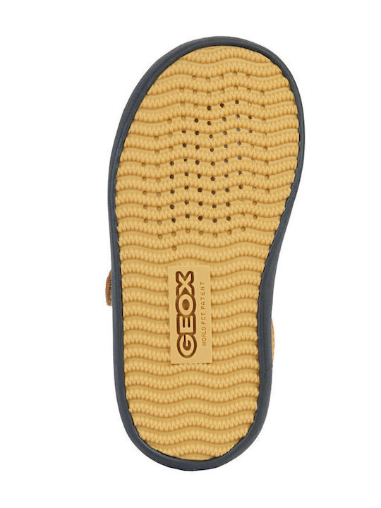 Gisli Παιδικά Sneakers High με Σκρατς Καφέ