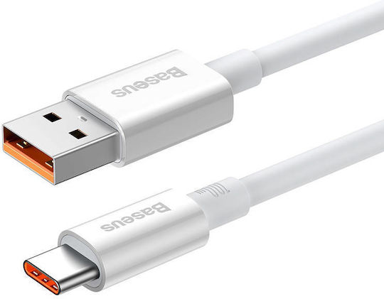 Baseus Superior USB 2.0 Cable USB-C Male - USB-A 100W PD White 2m P10320102214-03