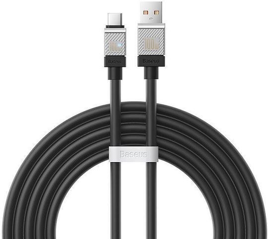 Baseus CoolPlay USB 2.0 Cable USB-C Male - USB-A 100W PD Black 2m CAKW000701