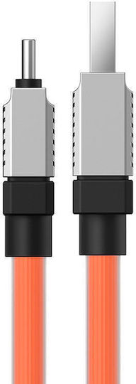 Baseus CoolPlay USB 2.0 Cable USB-C Male - USB-A 100W PD Orange 1m