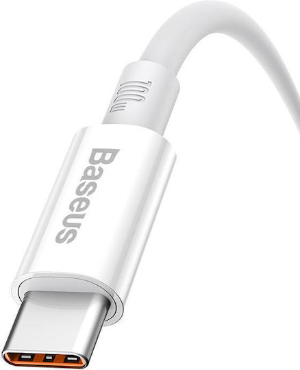Baseus Superior USB 2.0 Cable USB-C Male - USB-A 100W PD White 0.25m P10320102214-00