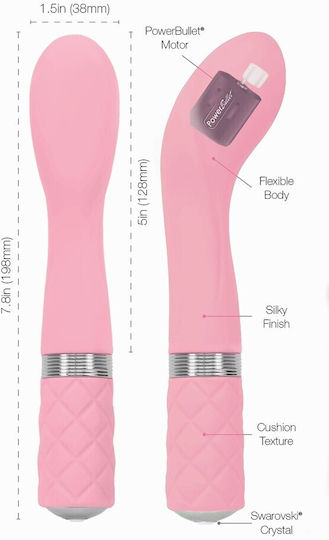 BMS Factory Pillow Talk Sassy Mini Δονητής G-Spot 19.5cm Pink