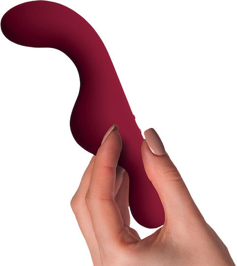 Rocks Off Ruby Glow Blush Vibrator G-Punkt mit Fernbedienung Prostata- und G-Punkt-Vibrator 17.5cm Rot