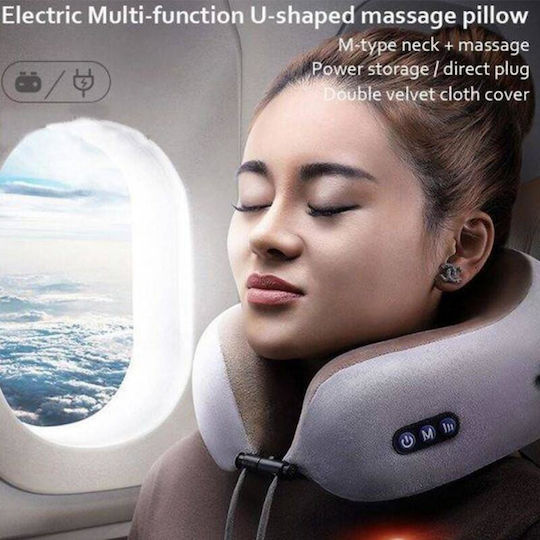 Factory Μαξιλάρι Μασάζ Shiatsu για τον Αυχένα & το Σώμα με Δόνηση και Υπέρυθρες Πράσινο