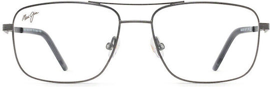 Maui Jim Men's Metal Prescription Eyeglass Frame Grey MJO2130-81M