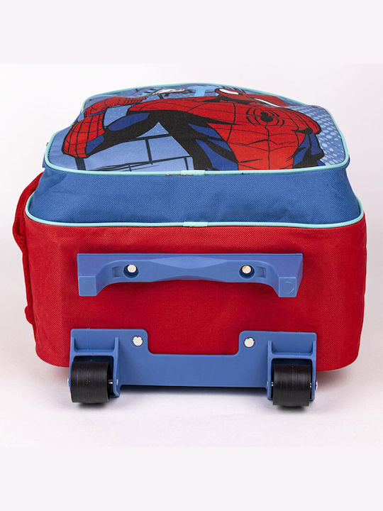 Cerda Spiderman Schulranzen Trolley Grundschule Rote mit Flaschenhalter
