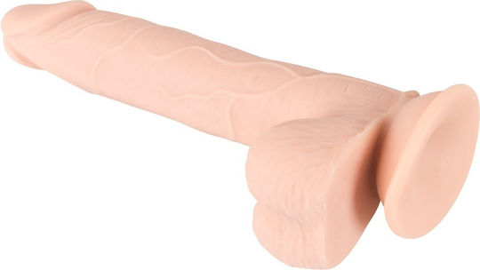 Nature Skin Dildo realist Cu ventuză Flesh 24cm