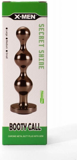 Secret Shine Booty Πρωκτική Σφήνα Large Γκρι 13.5cm