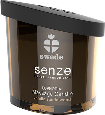 Swede Senze Herbal Aphrodisiac Massage Euphoria Candle Vanilla Sandalwood 50ml