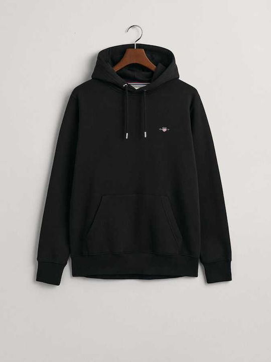 Gant Men's Sweatshirt with Hood Black