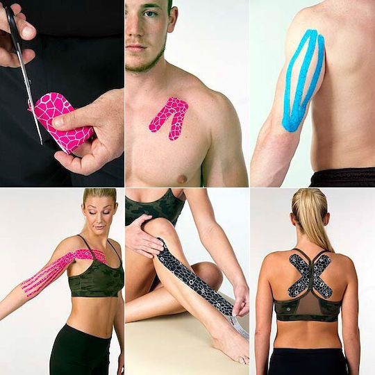 Thera-Band Kinesiology Tape 5.1cm x 25.4m 20 κομμένες ταινίες Ταινία Κινησιοθεραπείας 5.1cm x 25.4m Κόκκινη