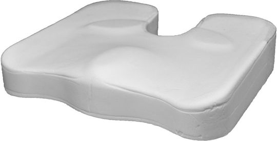 Orthia Μαξιλάρι Καθίσματος για Κόκκυγα με Οπή 42x36x8.5cm σε Μαύρο χρώμα 2401908