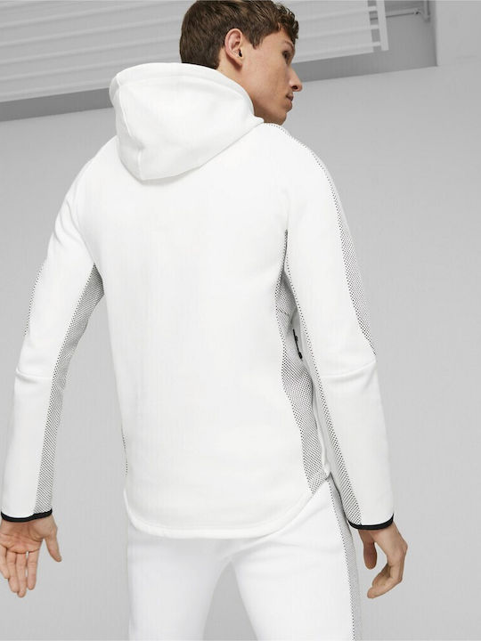 Puma Evostripe Men's Sweatshirt with Hood White