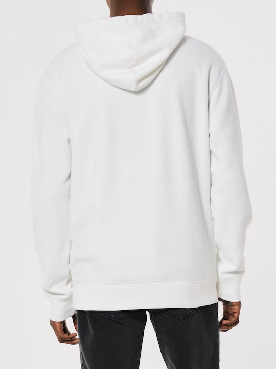 Hollister Men's Sweatshirt with Hood White