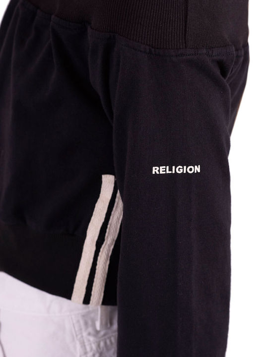 Damen Crop Top Schulterfrei Baumwoll Langärmelig Schwarze