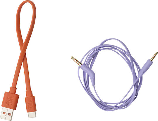 JBL Tune 670NC Wireless / Wired On Ear Headphones with 70 hours of Operation and Quick Charge Purple