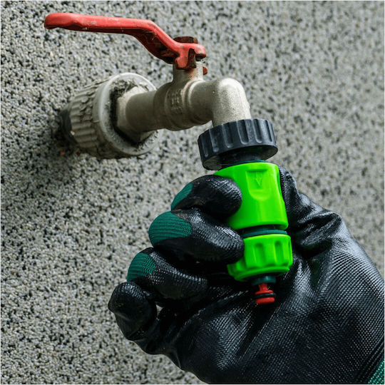 Verto Wasserpistolen-Set mit Schnellanschlüssen 2 Funktionen 15G711 4 Stück