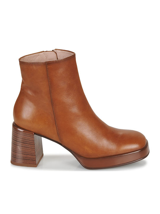 Ghete Dama De Piele Glezna Camel