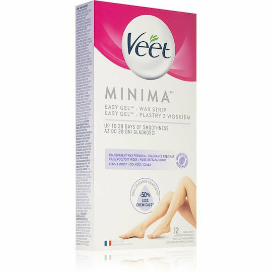 Veet Minima Easy Gel Wax Strips 12pcs