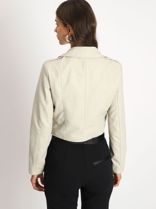 Imperial Damen Bikerjacke Beige