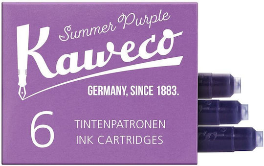 Kaweco 6 Пълнители За Химикалки За Маркерна Дъска Лилави 1ml
