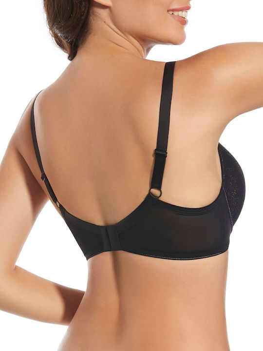 Creaciones Selene Laia Minimizer Minimizer Bra with Light Padding Underwire Black