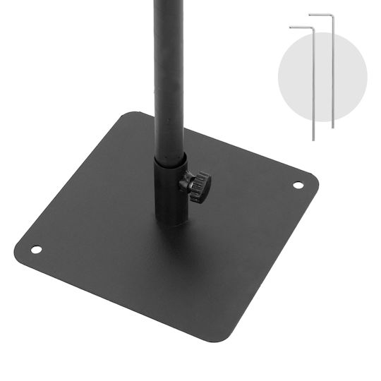 Christmas Decorative Illuminated Metal Tree IP44 Electric Black